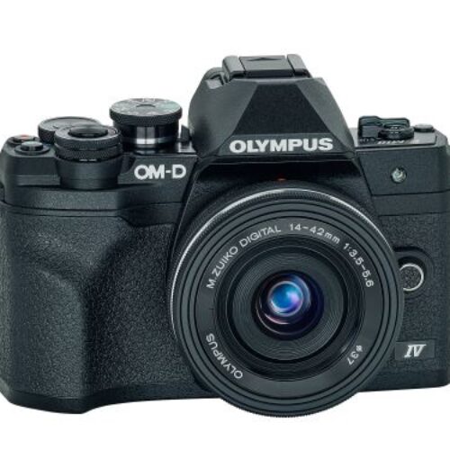 Appareil photo hybride Olympus OM-D E-M10 Mark IV noir + ED 14-42mm f/3.5-5.6 EZ MSC Pancake noir