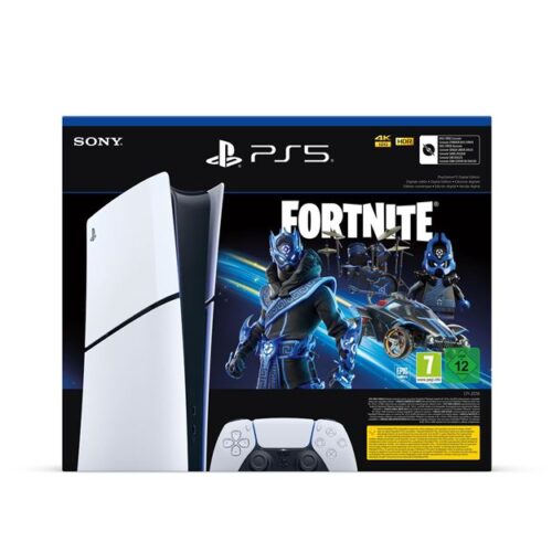 Pack Console Sony édition numérique PlayStation®5 modèle Slim Fortnite® Cobalt Star