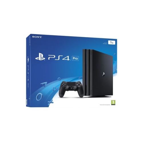Pack Sony Console PS4 Pro 1 To Noir